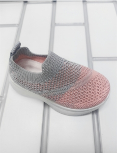 B1-4 серый/Розовый 22-27 кроссовки