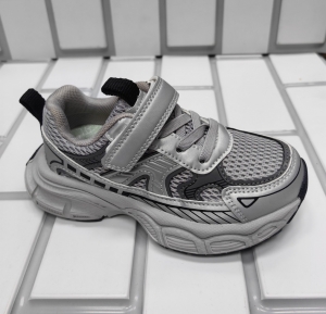  1303-2-2 серебро 29-36 кроссовки